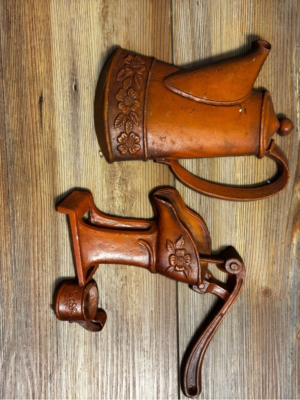 Vintage Orange Wall Hooks - Home Wall Decor